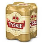 Piwo jasne pełne w puszce (4x500ml) Klasyczne TYSKIE 2.00l