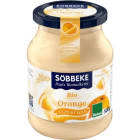 Jogurt pomarańczowy bio - Sobbeke. Produkt produkowany z ekologicznych składników.