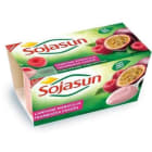 Jogurt sojowy malinowy z maracują 2x100g SOJASUN 200g