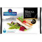 Miruna filety ze skórą mrożone FAMILY FISH 750g