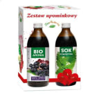 Sok z aronii 100% 500ml + Sok z pokrzywy 100% 500ml BIO Zestaw upominkowy BIOAVENA 1.00l