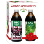 Sok z czarnego bzu 100% 500ml + Sok z pokrzywy 100% 500ml BIO Zestaw upominkowy BIOAVENA 1.00l