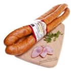 Kiełbasa głogowska z szynki - Madej Wróbel. Kiełbasa z szynki z 90 % zawartością mięsa.