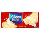 Biała czekolada - Alpen Gold. Wykorzystuje składniki wysokiej jakości.