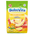 BOBOVITA - Kaszka ryżowa o smaku jabłkowym 180g. Produkt przeznaczony dla dzieci po 4 miesiącu.