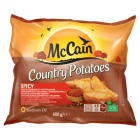 Ćwiartki ziemniaka z ziołami - Mccain Country Potatoes. Mieszanka przypraw podkreśla ich smak.