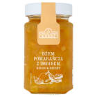Pomarańczowy dżem z imbirem, 250 g - Owocowa Rozkosz. Poddany pasteryzacji.