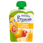 Bobovita Pierwsza Łyżeczka Jabłko, gruszka po 4.miesiącu - owocowy mus dla najmłodszych.