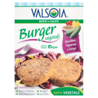 Wegetariańskie burgery z cukinią, papryką i sorgo - Valsoia nie zawierają mięsa.