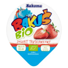 Bakoma - Jogurt Truskawkowy Bakuś to pyszna przekąska dla dzieci i dorosłych.