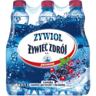 Napój gazowany o smaku czarnej porzeczki i żurawiny Żywioł ŻYWIEC ZDRÓJ 500ml