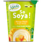 Jogurt sojowy mango-brzoskwinia Bio - Sojade. Z najwyższej jakości upraw.