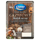 Śledzik na raz w sosie śmietanowym z grzybami LISNER 100g