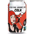 Cola Bio - Oxfam. Słodzona cukrem trzcinowym i wzbogacona naturalnymi aromatami.