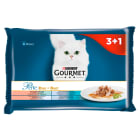 Pełnoporcjowa karma dla dorosłych kotów duet (4 x 85 g) Perle GOURMET 340g