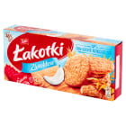 Ciastka owsiane kokosowe 6x2 szt. Łakotki Złotokłose SAN 171g
