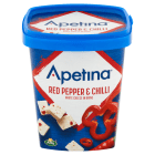 Ser typu śródziemnomorskiego z czerwoną papryką i chilli w zalewie solankowej (kostki) APETINA 430g