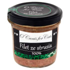 Filet ze strusia dla kota w słoiku Deluxe O'CANIS 120g