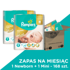 Pieluchy Premium Care Rozmiar 1 + 2 - Pampers. Najwyższa wygoda i komfort maluszka.