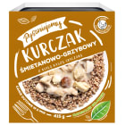 Kurczak w sosie śmietanowo grzybowym z białą kaszą gryczaną PYSZNIEJEMY 415g