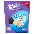 Cekoladki z nadzieniem o smaku ciasteczek oreo Minis White MILKA 153g