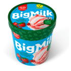 Lody vegańskie o smaku truskawkowo  poziomkowym BIG MILK 450ml