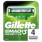 Sensitive Ostrza wymienne do maszynki do golenia 4 sztuki Mach3 GILLETTE 1.000szt