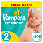 Jednorazowe pieluchy New Baby - Pampers. Nawet do 12 godzin udowodnionej suchości.