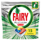Kapsułki do zmywarki cytrynowe 15 szt PLATINUM Plus FAIRY 1.000szt