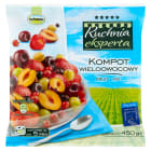 Kompot wieloowocowy mrożony 450g- Oerlemans. Truskawka, agrest, śliwka, wiśnia, porzeczka.