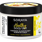 Złuszczający peeling cukrowy z ekstraktem z owsa i olejem krokoszowym Healthy Body Diet SORAYA 200ml