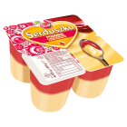 Pudding waniliowy z sosem malinowym 4x125g Serduszko ZOTT 500g