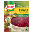 KNORR Barszcz czerwony ekspresowy 53g - niepowtarzalny smak przywodzący na myśl domowe potrawy.