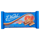 WEDEL Czekolada z czerwoną pomarańczą i mango 100g. Słodycz mlecznej czekolady i kwaskowatość owoców