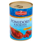 Pomidory krojone 400g - Podravka. Obowiązkowy produkt w każdej kuchni.