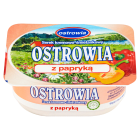 Serek kremowo-śmietankowy z papryką 120g OSTROWIA. Doskonały smak kanapek.