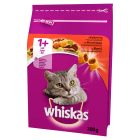 Whiskas – Sucha karma z wołowiną i wątróbką dla kotów to smaczny i pożywny posiłek.