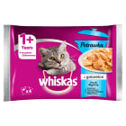 Pokarm dla Kotów   Smaki Rybne w Galaretce (4 saszetki) Potrawka 1+ WHISKAS 340g