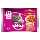 Pokarm dla Kotów   Smaki Tradycyjne w Galarecie (4 saszetki) Potrawka 1+ WHISKAS 340g