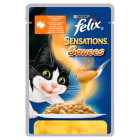 Karma dla kotów z indykiem w sosie Sensations FELIX® 100g