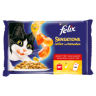 Karma dla kotów z wołowiną i kurczakiem w galaretce 4x100g Sensations FELIX® 400g