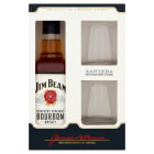White Bourbon Whiskey + 2 szklanki JIM BEAM 700ml
