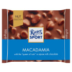 Ritter Sport - Czekolada mleczna z orzechami macadamia. Słodka przekąska dla każdego.