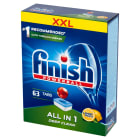 Tabletki do zmywarek Lemon cytrynowe 63 szt All in 1 FINISH 1.000szt