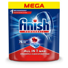 Tabletki do zmywania 76 szt All in 1 MAX FINISH 1.000szt