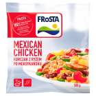 Frosta Mexican Chicen – kurczak po meksykańsku. Mieszanka kurczaka, ryżu i warzyw.