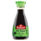 Sos sojowy naturalnie warzony o obniżonej zawartości soli (dyspenser) bezglutenowy SAKURA 150g