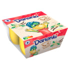 Danone Danonki Serek o smaku waniliowym to kremowy deser dla dzieci wzbogacony w wit. D.