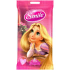 Nawilżane chusteczki odświeżające Disney PRINCESS,15 szt SMILE 1.000szt