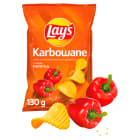 Karbowane chipsy paprykowe-Lays to pyszna i chrupiąca przekąska na imprezę.